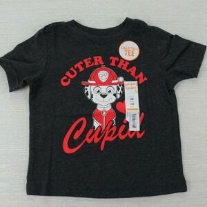 💰3/$25 NWT Paw Patrol Cuter Than Cupid Tee 3M 6M Graphic T Shirt